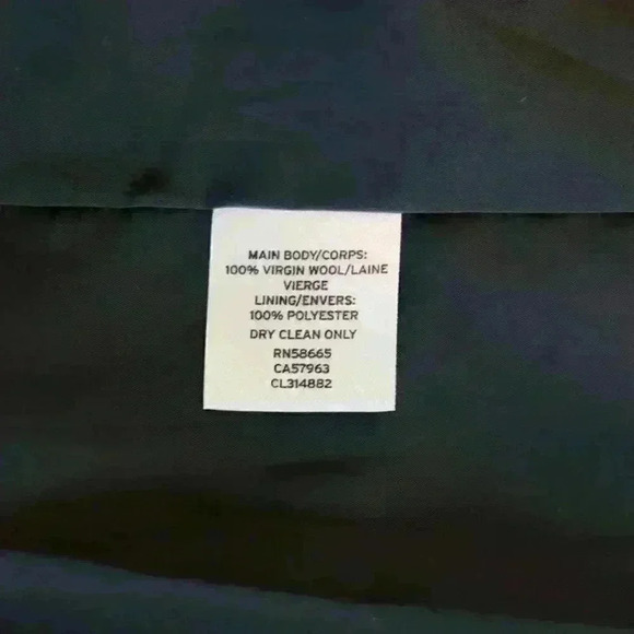 NWT Classiques Entier Wool Blazer Suit Jacket Gray Brown Color Size 8 Petite - Picture 5 of 8